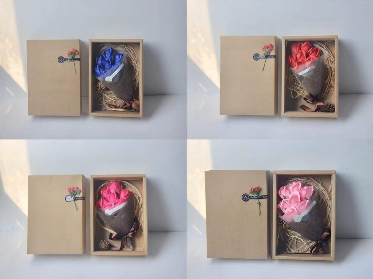 Женский подарочный набор в коробке с украшением оптом